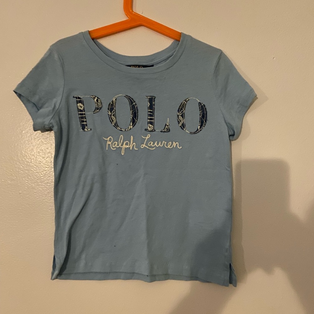 Girls Ralph Lauren Pool shirt very gently worn size 7